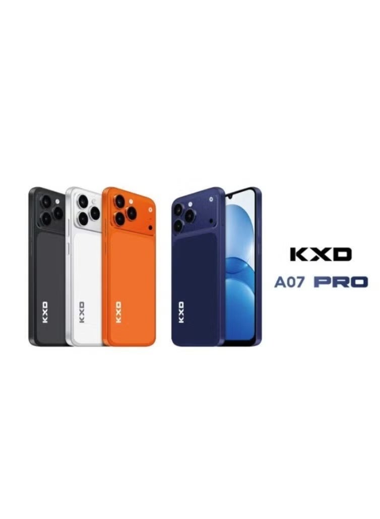 KXD A07 Pro Smartphone, 6.52-inch HD+ Display, 4GB RAM (Up to 8GB Extended), 64GB ROM, 4G LTE Dual SIM, 4500mAh Battery, Orange 1 Year Warranty - Image 2